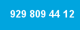 929 809 44 12 929 809 44 12